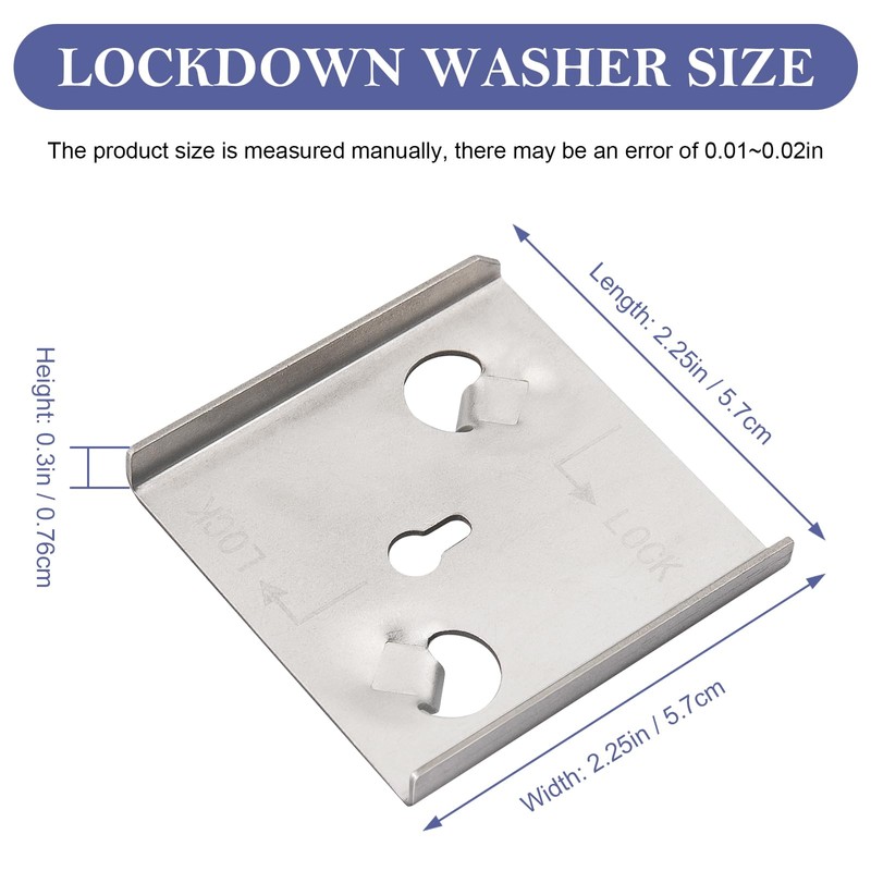 1734 Lockdown Washer Replacement for Crathco Beverage Dispenser Parts, Compatible