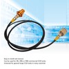 CO2 Tank Adapter Hose 60 Inch Brass ABS Soda Machine