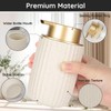 Segbeauty Foam Soap Dispenser Refillable, 10.8oz Ceramic Foaming Hand Wash
