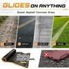 PQPQP Rolling Creeper Mat, 145×67cm Portable Under Car Repair Pad