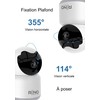 RIINO Indoor WiFi Surveillance Camera, Full HD 2MP, Baby Phone