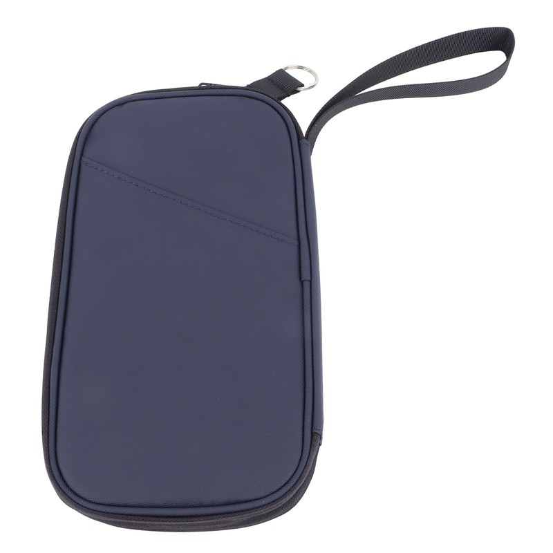 Card Wallet Waterproof Multi Slots Zipper Closure Soft PU Leather