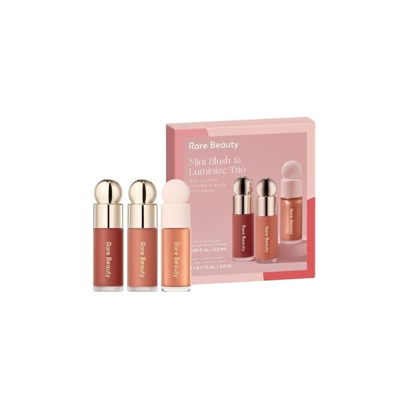 Rare Beauty Edición limitada Mini Blush & Luminize Trio -