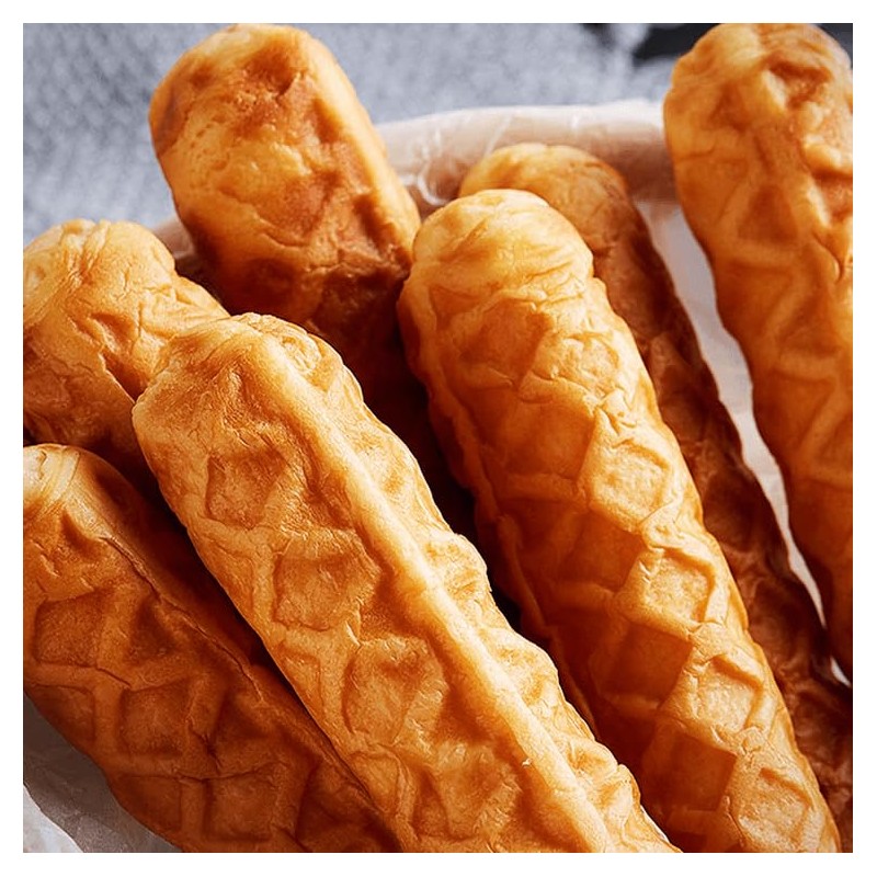 LJJ's Baby Hungry Cheese Breadsticks, Soft Bread with Cheese Filling,