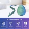 FANGHENG 3D rhombus Articulating Gemstone Crystal Dragon Egg Figurine Executive