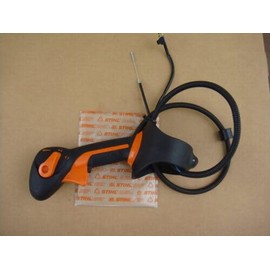 CTTINKT GENUINE BR500 BR550 BR600 BLOWER THROTTLE CONTROL HANDLE & CABLE, Replacement for STIHL OEM, BLACK