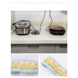 GouieRylin Wallpaper Border,Peel and Stick Sunflower 10.6×1000cm