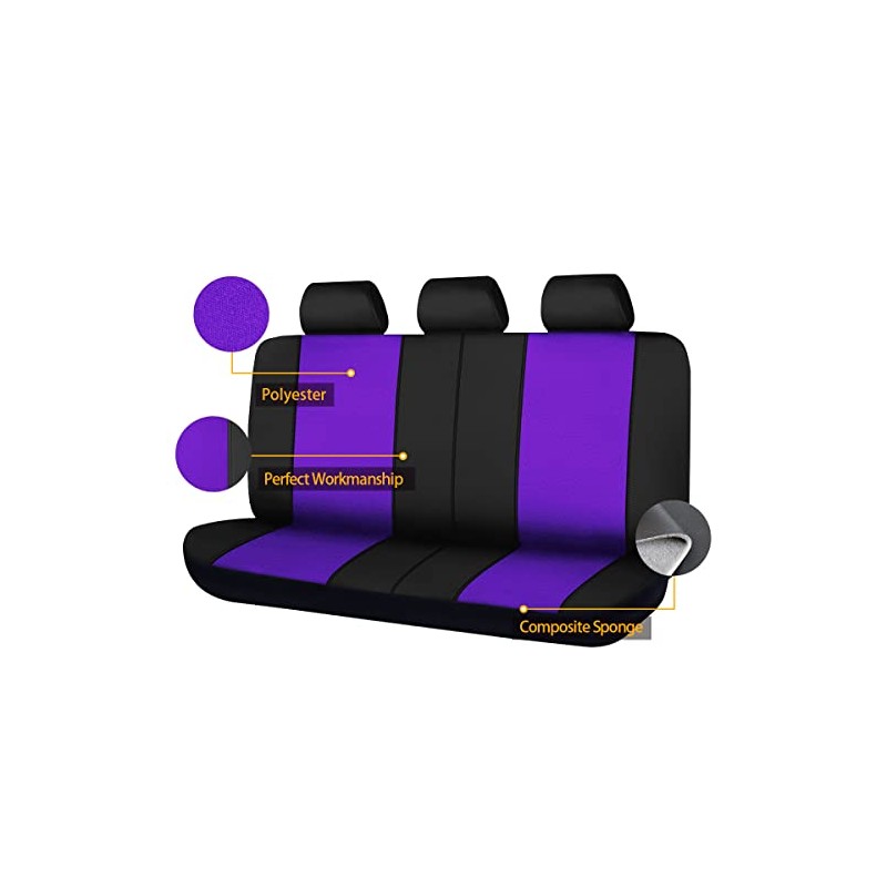 Flying Banner Rear Bench car seat Covers car seat Protectors