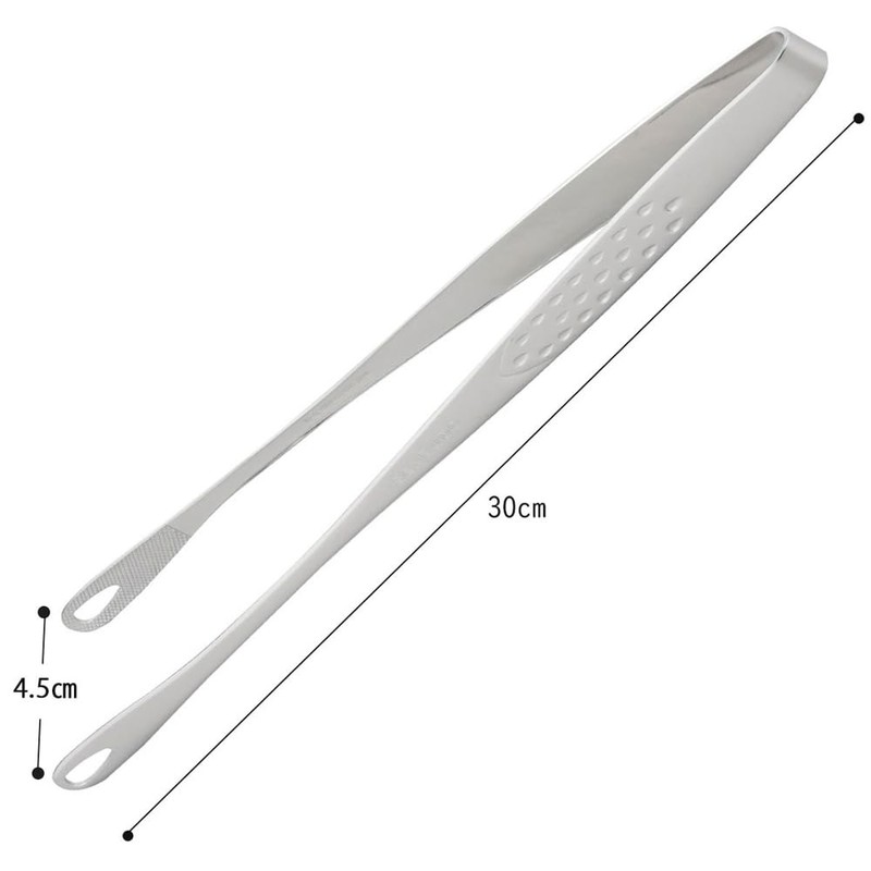 Shimomura Kihan Slim Chopstick Tongs 30cm 【Made in Japan】, Dishwasher