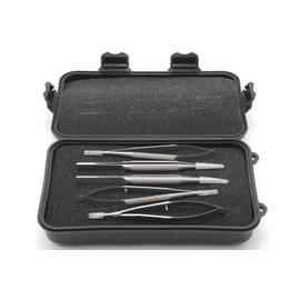 Surgical Practice Stainless Steel Precision Needle Set Micro Surgery Hand Holding Tool Pruning Blade Shears Tweezers Set of 5