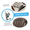 Beavorty Barber Bag Organiser for Hairdressing Tools Large Capacity Scissor