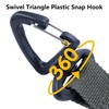JX Tacfancier Molle Glove Clip T-Mount Swivel Hook, Tactical Key