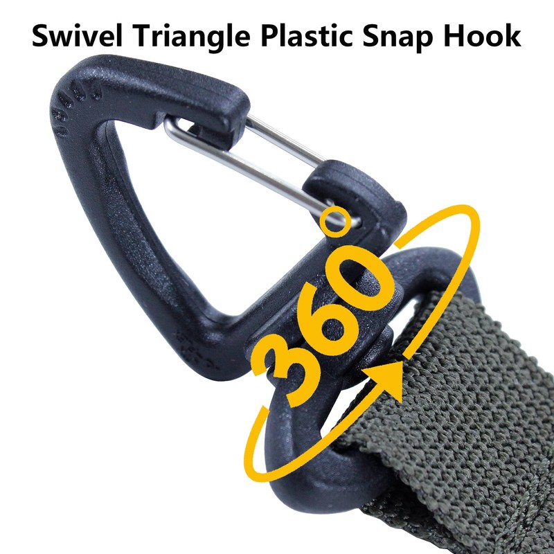 JX Tacfancier Molle Glove Clip T-Mount Swivel Hook, Tactical Key