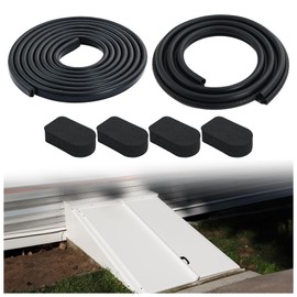 for Bilco Basement Door Weatherstrip Kit (4 Cap Seal Pad,1 Bulb Trim Gasket,1 U Shaped Gasket) Fit for Gordon Bilco Cellar Doors Replacement for Bilco Door Seal Kit Five Year Free Replacement