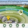 GPS Wireless Dog Fence System,Waterproof Rechargable GPS Shock Collar, Radium