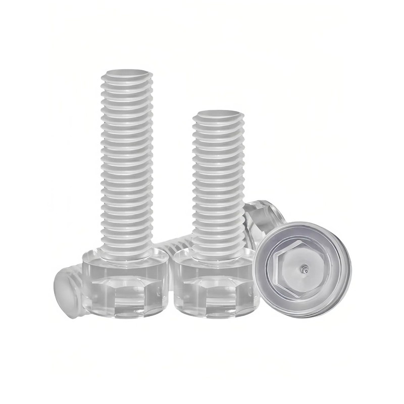 PC(Polycarbonate) Plastic Transparent Metric Hex Socket Head Cap Screws with