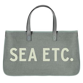 Santa Barbara Design Studio Lili + Delilah Canvas Tote Bag, 20 x 11-Inch, Sea Etc