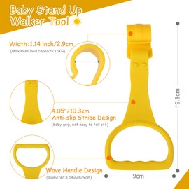 JoyPlus 4PCS Baby Playpen Ring Baby Crib Pull up Rings Baby Bed Stand Up Rings Baby Walking Assistant Baby Walker Baby Crib Hanging Rings