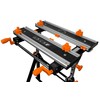 WEN Portable Work Bench with Steel Construction, Clamping Vises, and