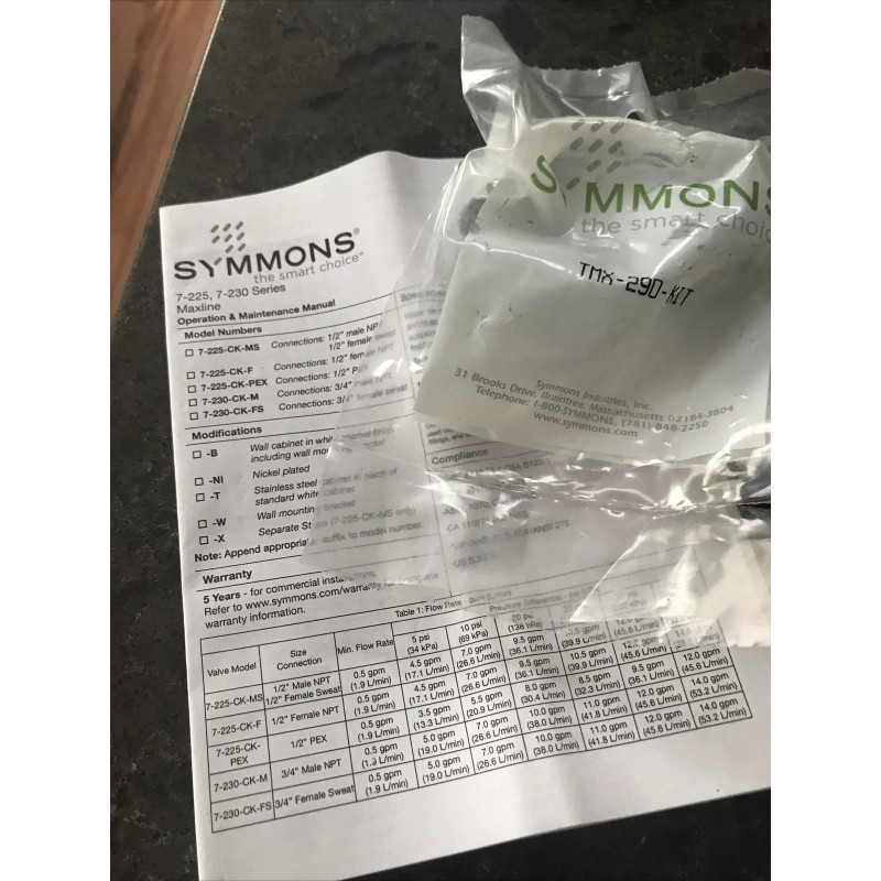 SYMMONS 7-225-CK-MS MAXLINE HIGH FLOW VALVE