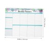 TEHAUX Blank Weekly Planner Sheets Planning Pad Desk Planner to-do