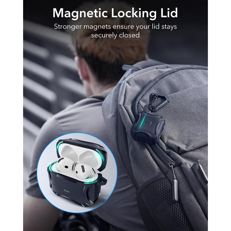 ESR for AirPods 4th Generation Case (HaloLock), Compatible with AirPods