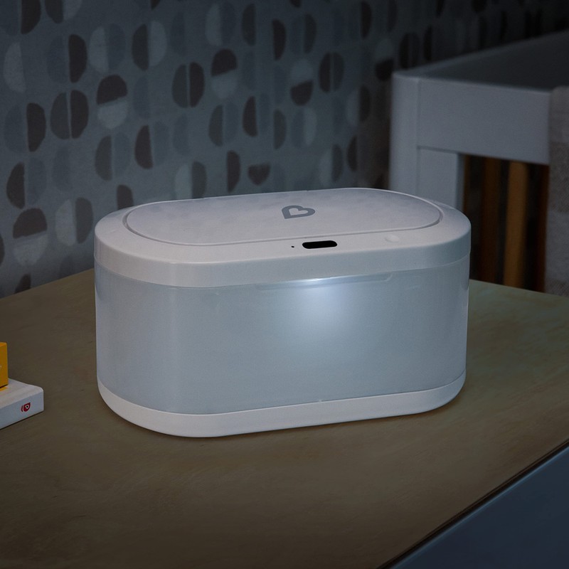 Munchkin Touch Free Baby Wipe Warmer with Nightlight & Motion