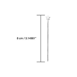 PartyLife Hors D'oeuvre Pins, Star Star, Silver, Set of 10, 3.1 inches (8 cm), Stainless Steel Pintxos, Cocktail Pintxos, Fruit Picks, Home Party, Tanabata, Pintxos, Picks, Hors D'oeuvres, Pintxos Pins, Pintxos Pins, Pintxos Pins, Cocktail Pins, Fruit Pi