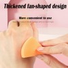 16pcs Makeup Sponge Wedge Shaped Blender, Mini Wedges Face Sponge,