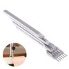 Leather Craft Tool Hole Punches 1+2+4+6 Prong Lacing Stitching Punch,