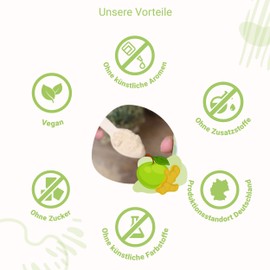 for you for you apfelessig ingwer shot - Pulver zum Anrhren in Wasser - Fruchtiger Geschmack mit einer wrzigen Ingwer Note - Mit Apfelessig, Ingwer, Cholin, Guarana & Vitamin B6. 15 mg Koffein pro Portion