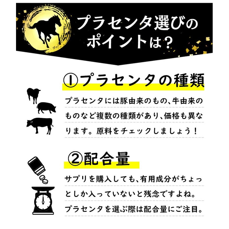 馬プラセンタ12000 60粒 3袋セット計180粒 1日目安/4粒 45日分 北海道サラブレット胎盤使用 1袋当たり馬生胎盤 約12,000mg相当配合