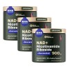 3 Frasco Nicotinamida Ribósido Liposomal + Resveratrol