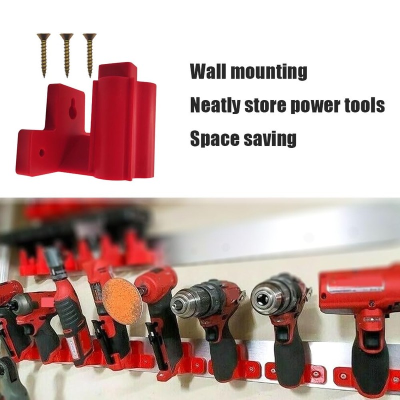 aeobdai 5 Packs Tool Holder for Milwaukee M12 Wall Mount