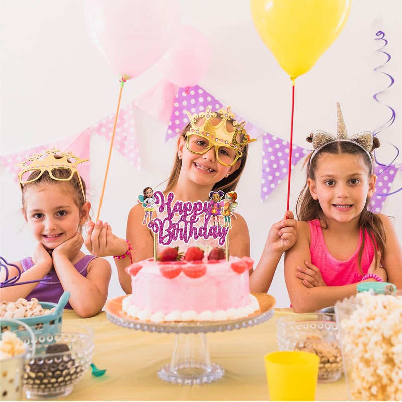Seyal® Buttrbean Cafe Decoración para tarta de feliz cumpleaños