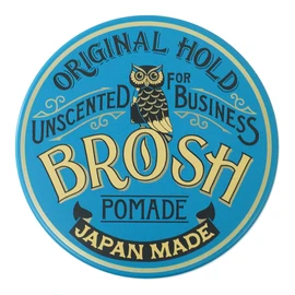 BROSH (ブロッシュ) Unscented Pomade 115g Medium Hold Hair Pomade for Business Settings