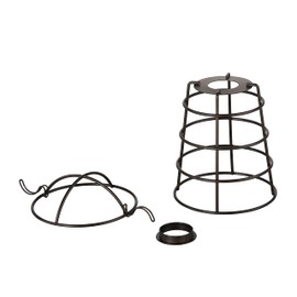 Aspen Creative 21064-05-4, Oil Rubbed Bronze Shade for Lighting Fixture, Vanity Light, Wall, Pendant Light, Size: 5-5/8" D x 6-1/2" H, Center Hole: 1-5/8", Set of 4