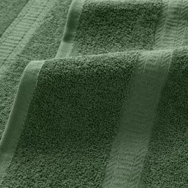 Arkwright Ring Spun Cotton Bath Towels (6 Pack), 25x52, Color Options, Soft Bathroom Towel - Green