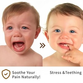 2PCS Teething Relief Roller,Teething Roller,Teething Essential Oil Roller,Teething Roller Natural Relief,Teething Oil for Daily Use,Reduce Teething Discomfort,Gentle Teething Oil Roller
