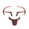 Carbon Fiber Steering Wheel Interior Cover Trim For Chrysler Pacifica