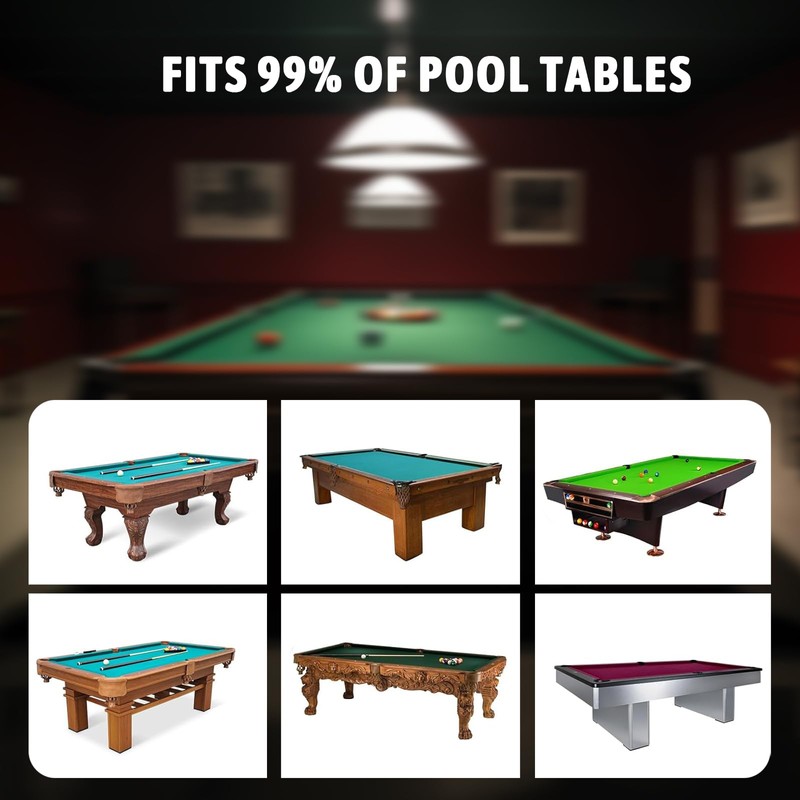 Funvalley Surperfect Pool Table Cover, 7FT Waterproof Billiard Table Cover,