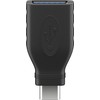 Goobay 45395 USB-C to USB A 3.0 Adapter, Black