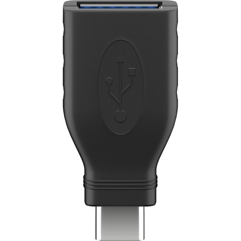 Goobay 45395 USB-C to USB A 3.0 Adapter, Black