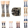 Pupule holomua Women's Socks, Cats, Animals, Foot, Funny, Ankle, High