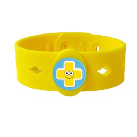 AllerMates Food Allergy Kids Medical Charm Wristband - Children's Medic Alert Awareness Bracelet - Band Only