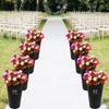 Asking 19.92" Tall Plastic Flower Vase Buckets, 4 Pcs Large