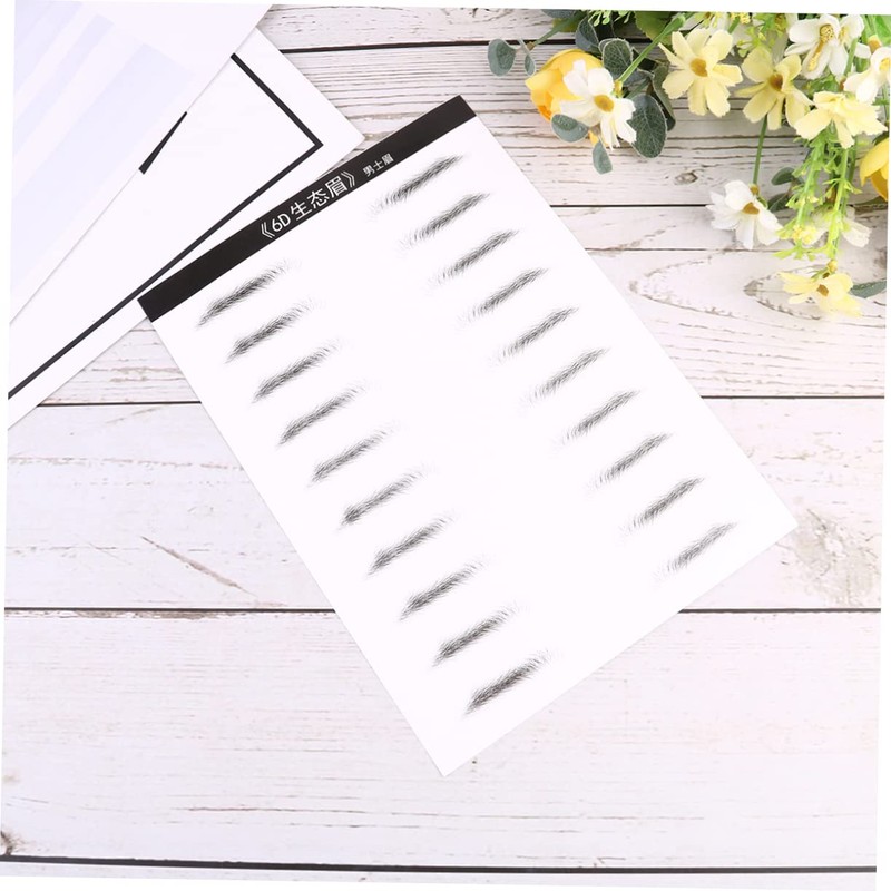 NOLITOY Sets Eyebrow Stencil Set Realistic and Eyebrows Sticker Easy