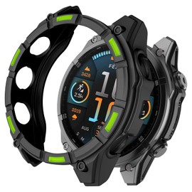 ISABAKE Protector Case for Fenix 8 Solar 47mm, Soft TPU Shockproof Bumper Shell Cover for Fenix 8 47mm Solar Smartwatch