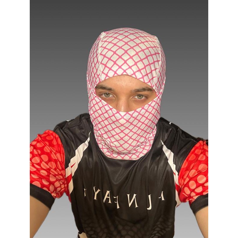 Keffiyeh Balaclava - Colour: Pink