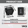Momentary Rocker Switch 6-Pin Polar Reverse Switch DPDT (ON) OFF